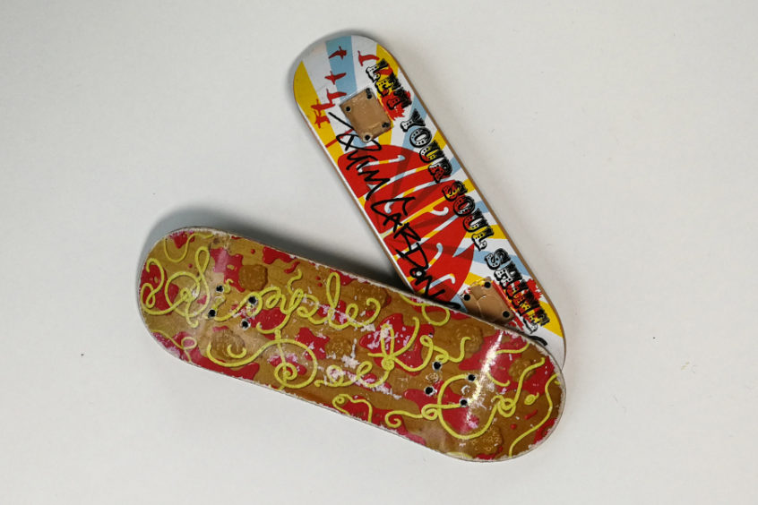 tech deck wooden half pipe
