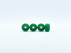 Product picture of green fingerboard bearing wheels with bearings