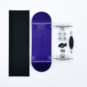 Product picture of purple wooden fingerboard complete
