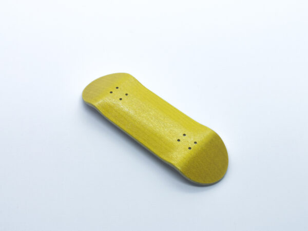 Product picture of Yellow Wooden Fingerboard Deck 32mm Wide Steep Mold