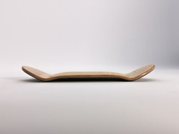 Product image of Dark Wood Wooden Fingerboard 32mm Steep Mold Side View