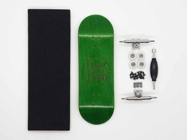 Product image of Green Fingerboard Complete 32mm Mild Mold Logo