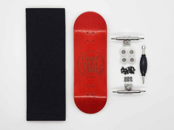 Product image of Red Fingerboard Complete 32mm Mild Mold Logo