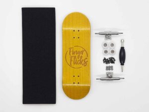 Product image of Yellow Fingerboard Complete 32mm Mild Mold Logo
