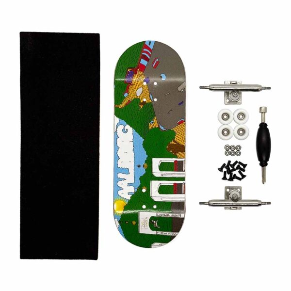 Lunden Boss Shop x FingerFlicks Collab Fingerboard Complete